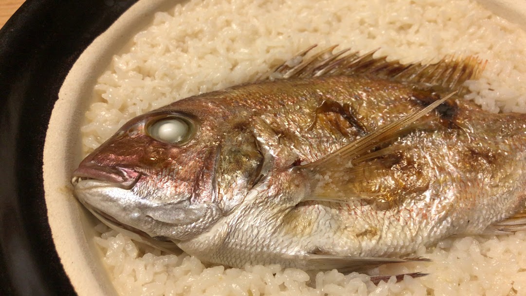 海峡真鯛の鯛めし　（特別注文で承ります。）